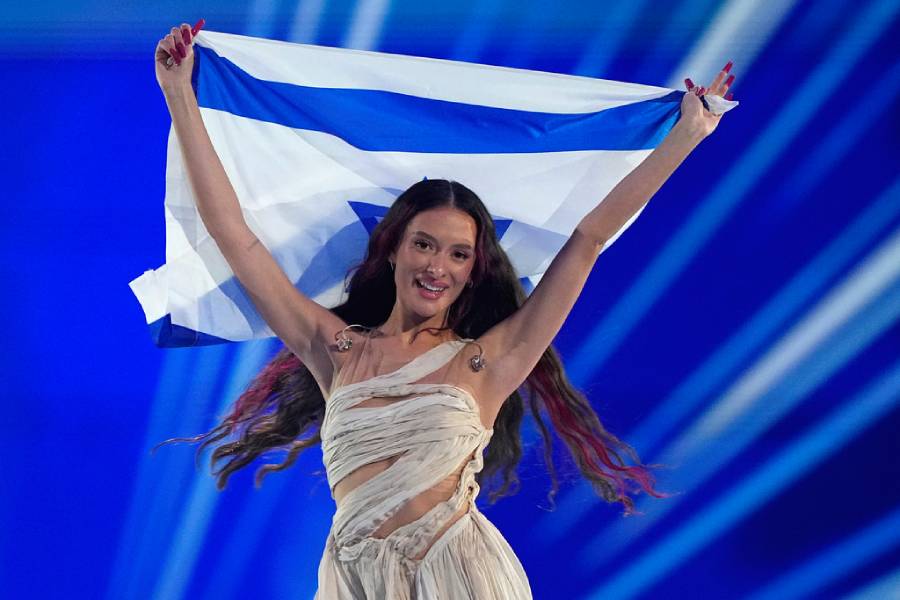 La cantante Israelí se mostro orgullosa de representar a su país en medio de abucheos