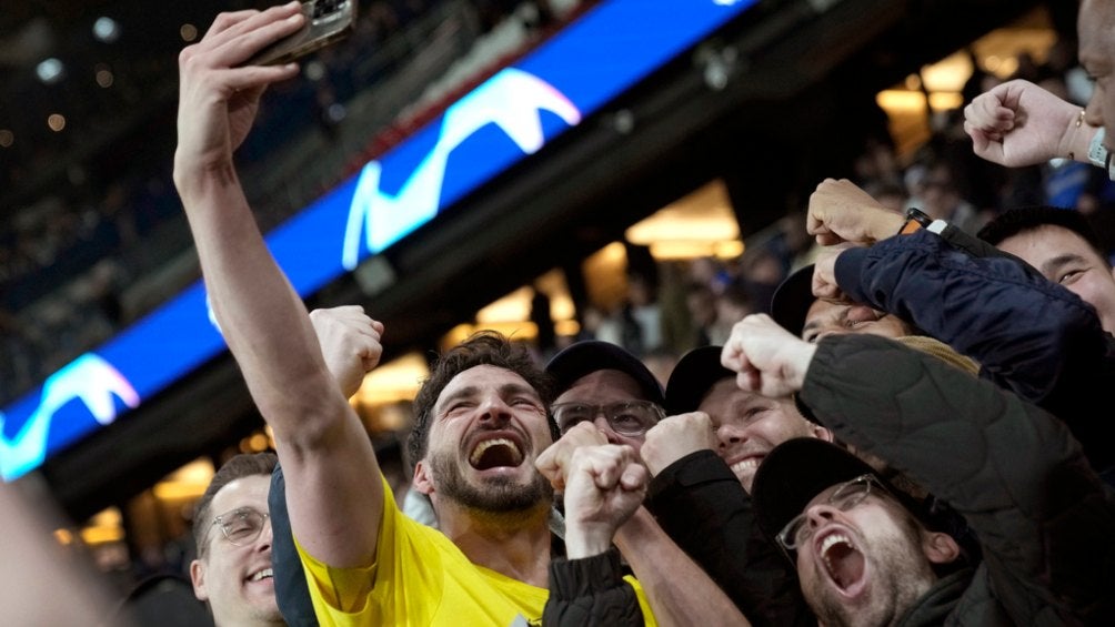 Aficionados del BVB en Champions League