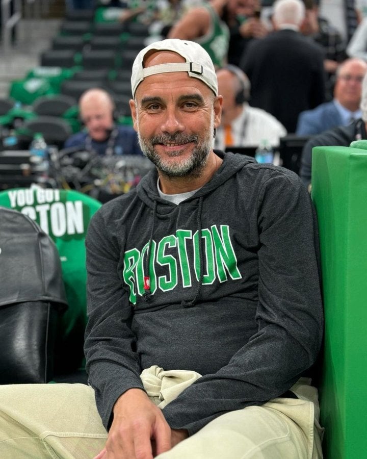 Pep Guardiola en el TD Garden