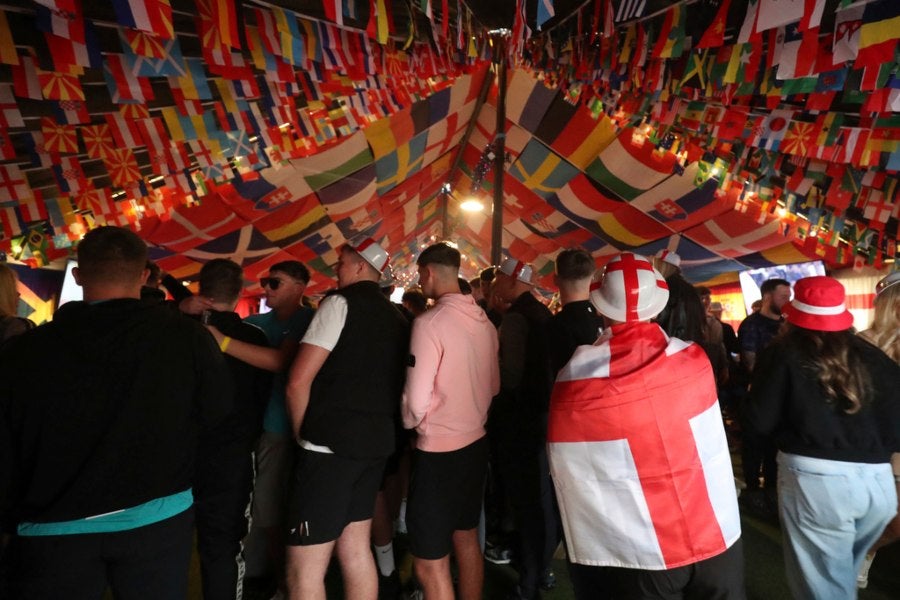 AP Aficionados de Inglaterra en la EURO