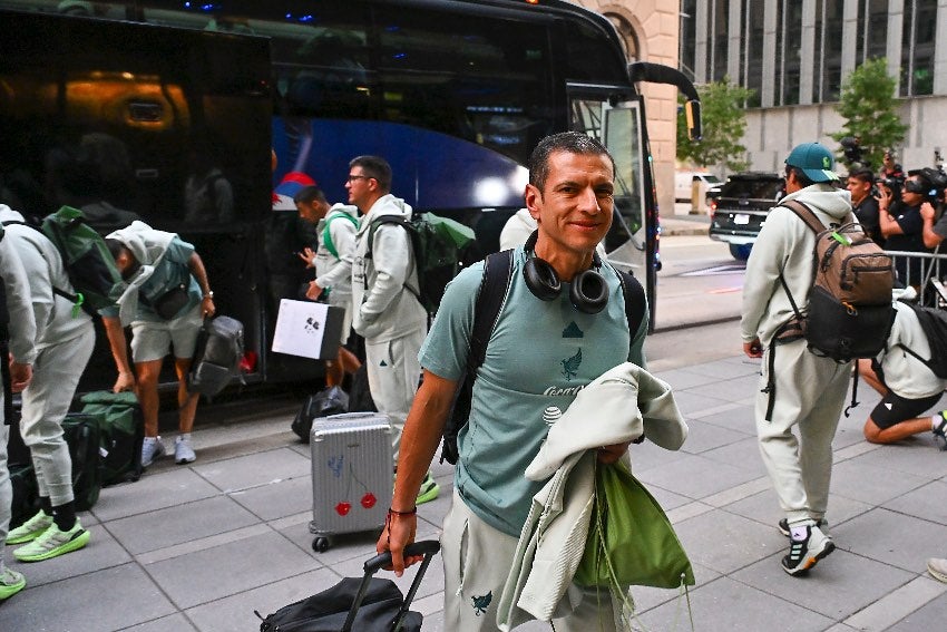 IMAGO7 Jaime Lozano en la concetración de México en Texas