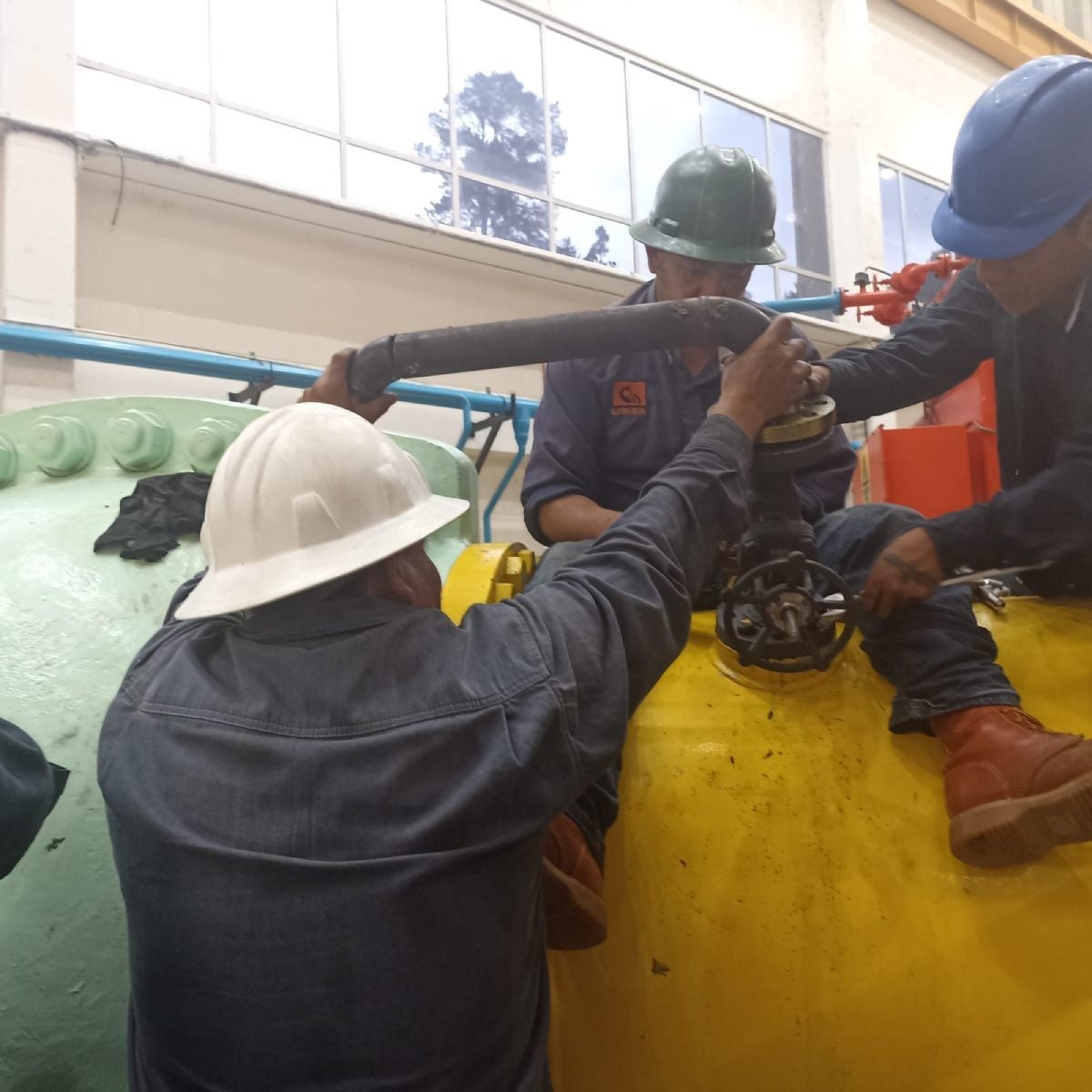 Los trabajos se terminaron en un solo día.