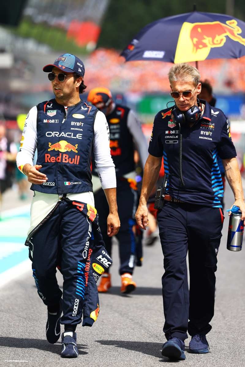 Checo tiene una mala racha en la Fórmula 1 RED BULL