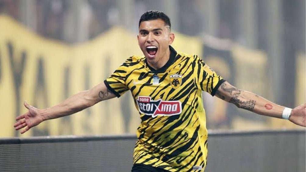 Pineda celebra gol con el AEK | AP
