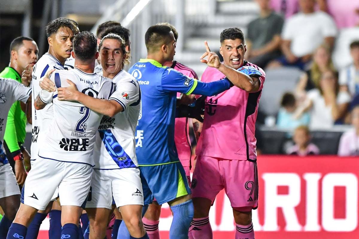 Suárez marcó gol ante Puebla en la Leagues Cup