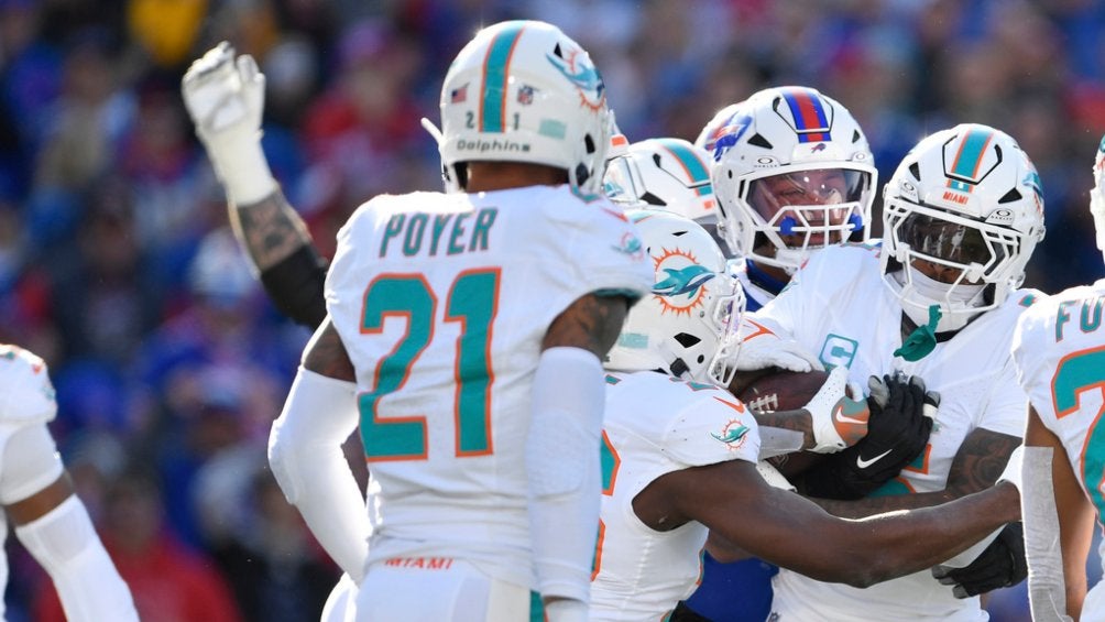 AP Dolphins durante el partido frente a Bills