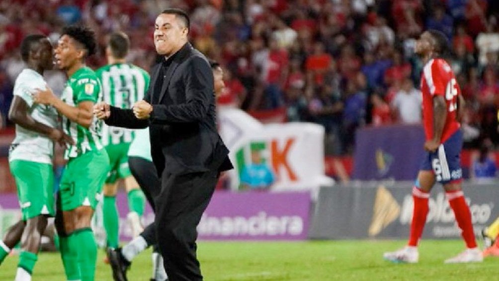 CAPTURA DE PANTALLA Efráin Juárez en su último partido con Atlético Nacional