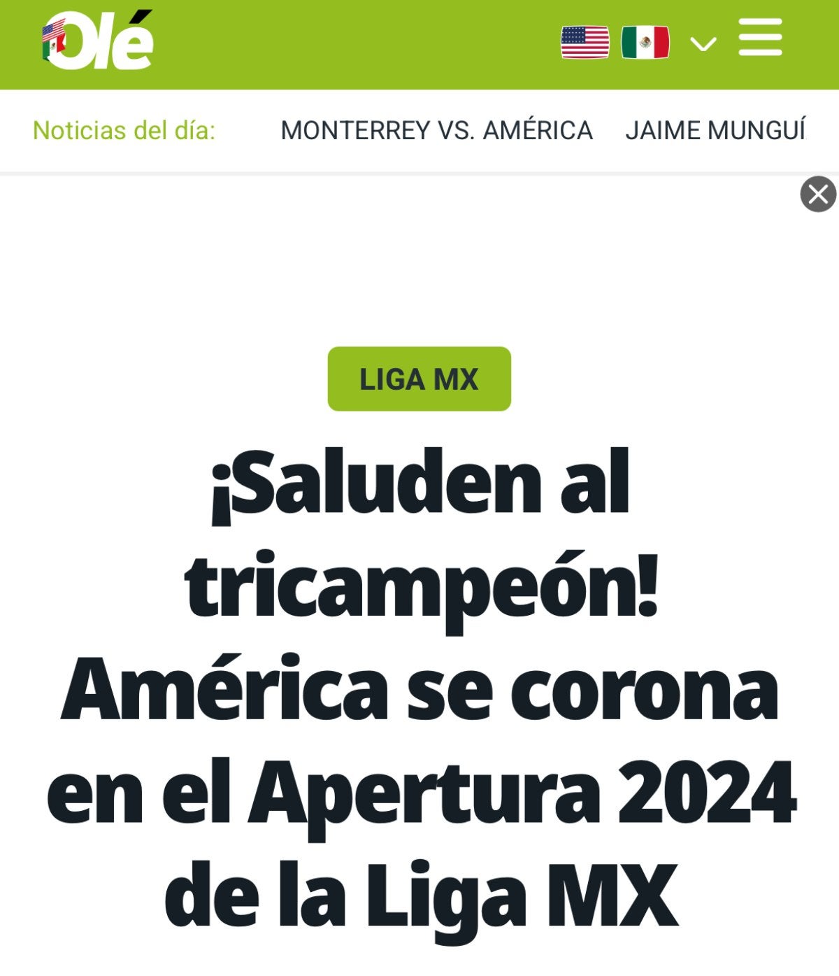 CAPTURA DE PANTALLA: X