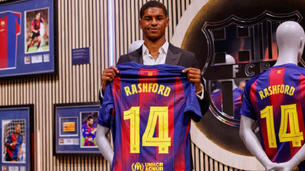 Marcus Rashford usará el número 14 en Barcelona en honor a su ídolo: Thierry Henry. Noticias en tiempo real