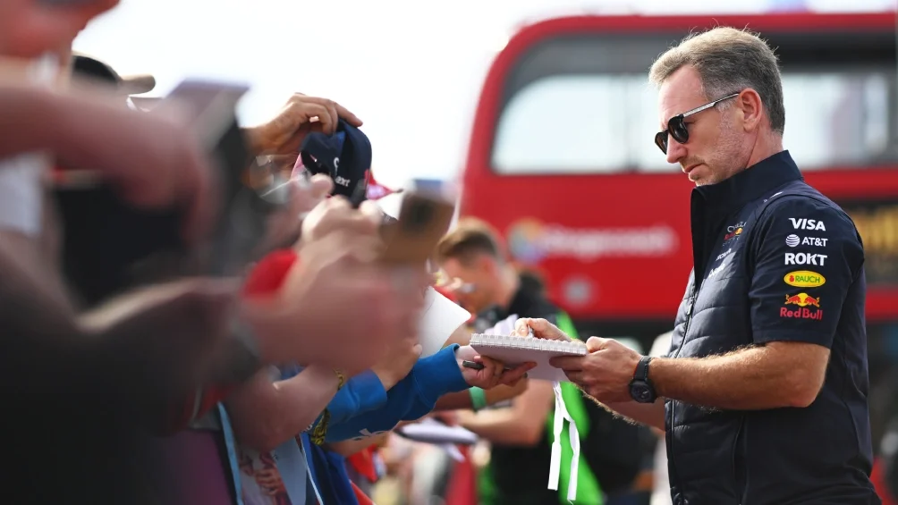 Christian Horner probó 