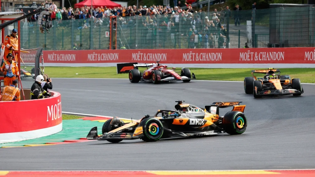 Piastri supera a Norris y se queda con el Gran Premio de Bélgica 