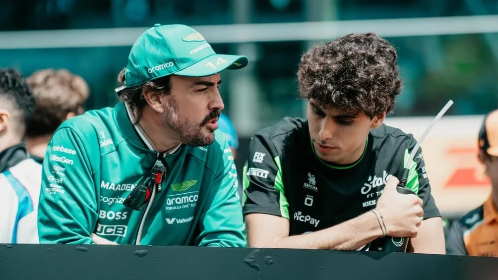 Fernando Alonso elogió a Gabriel Bortoleto en el GP de Hungría: 