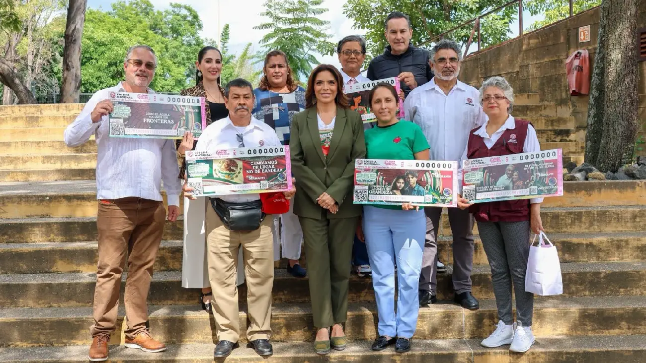 Lotería Nacional y Gobierno de Morelos lanzan el Sorteo “México con M de Migrante” en honor a la comunidad migrante