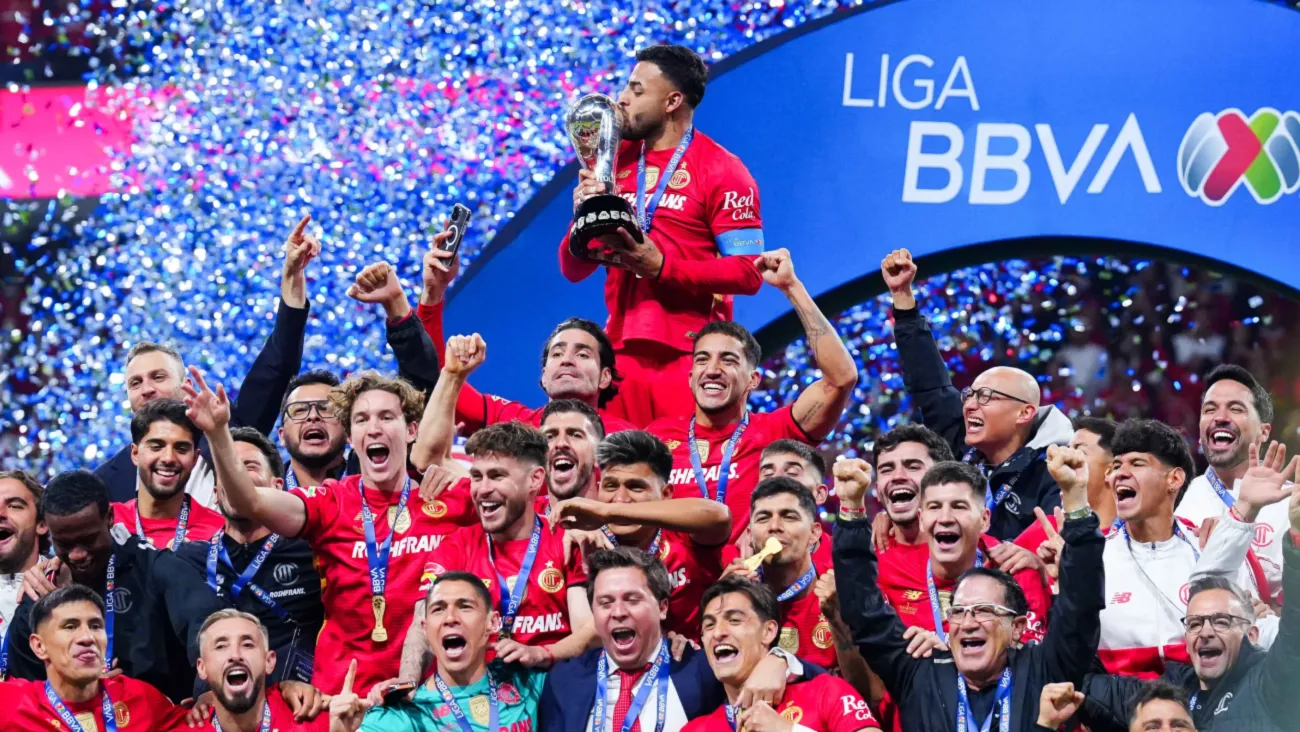 Toluca es bicampeón del futbol mexicano