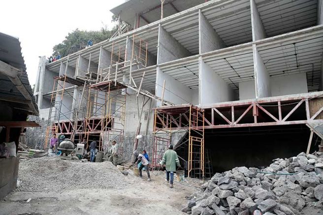 Construcción de cantera de Pumas