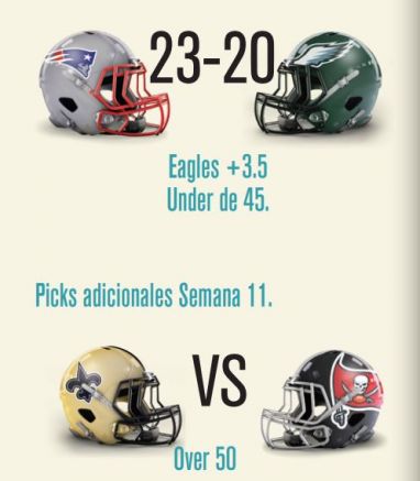 Picks de la Semana 11 de la NFL