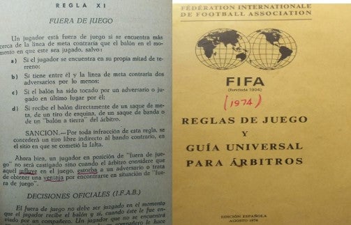 Reglas del Fuera de Juego