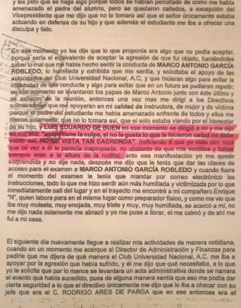 Declaraciones de Luis Eduardo de Buen de acuerdo a Iztel "N"