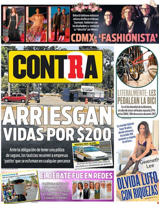 Portada 19 Abril 2018