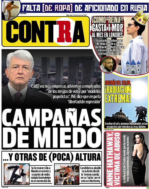 Portada 30 Mayo 2018