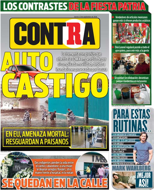 Portada 13 Septiembre 2018