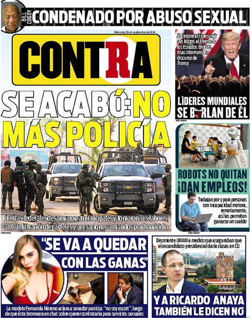 Portada 26 Septiembre 2018