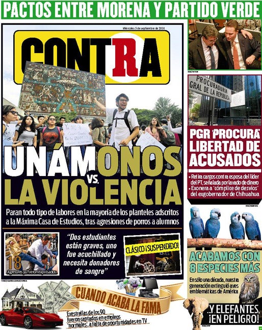 Portada 05 Septiembre 2018