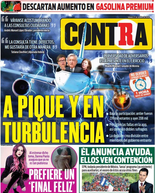 Portada 27 Octubre 2018