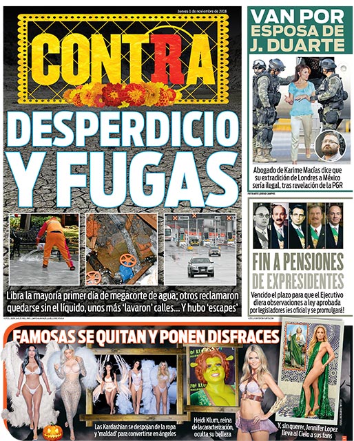 Portada 01 Noviembre 2018