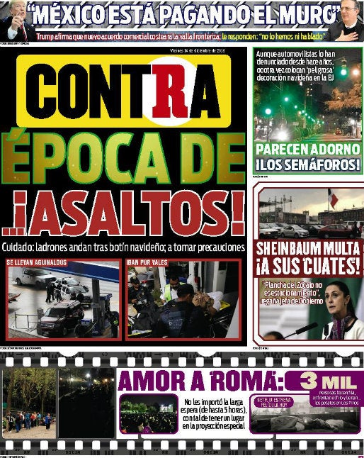 Contraportada RÉCORD 2018-12-14