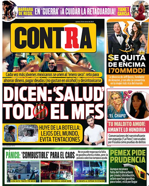 Portada Contra 10-01-2019