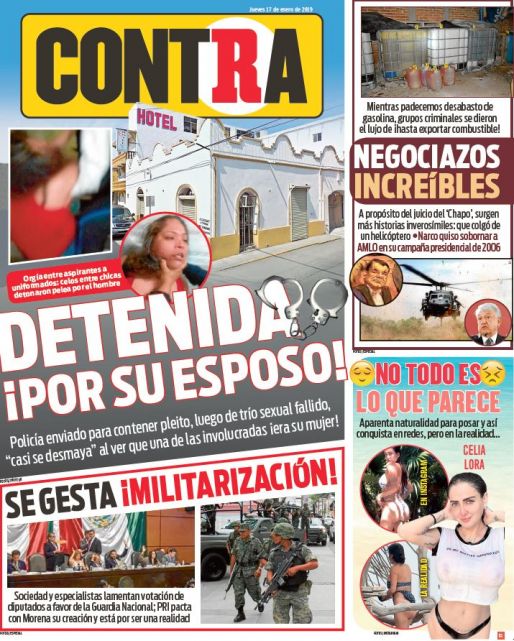 Contra Portada RÉCORD 2019-01-17