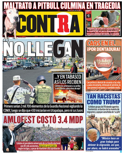 Portada Contra 02-07-2019