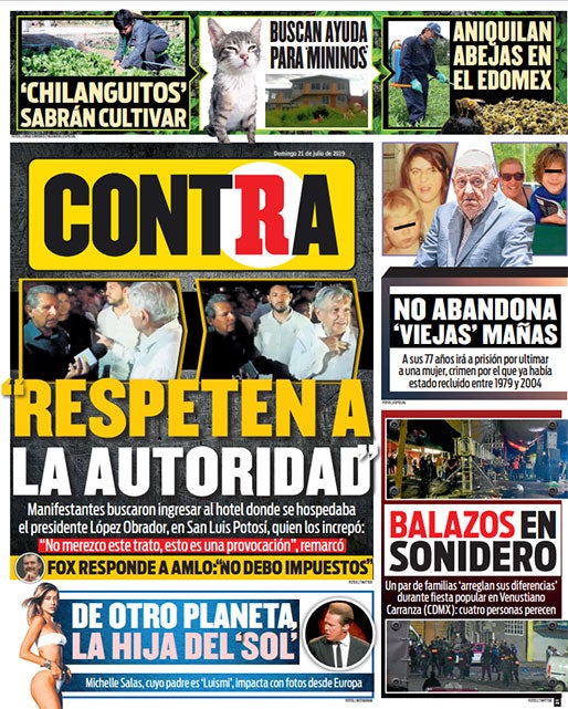 Portada 21 Julio 2019