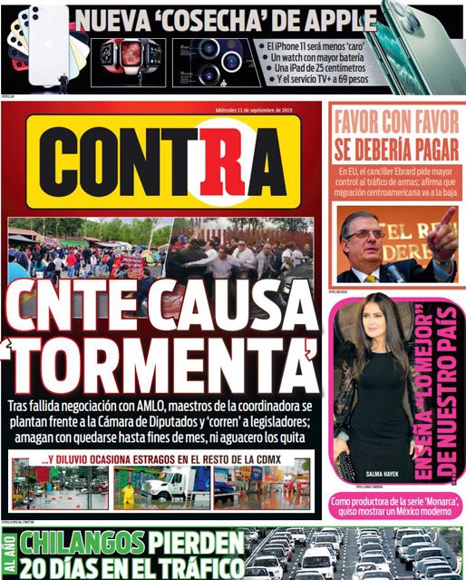 Portada 11 Septiembre 2019