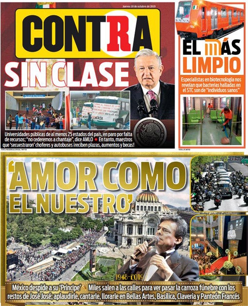 Portada 10 Octubre 2019