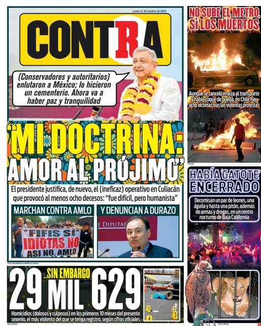 Portada Contra 21-10-2019