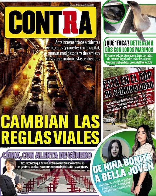 Portada 22 Noviembre 2019