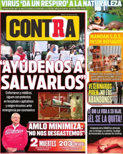 Portada 21 Marzo 2020