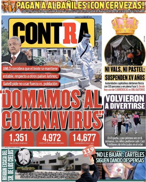 Portada 27 Abril 2020