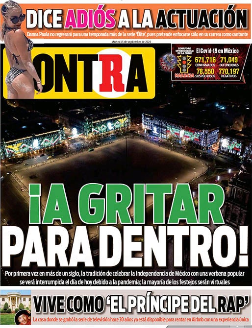 Portada 15 Septiembre 2020