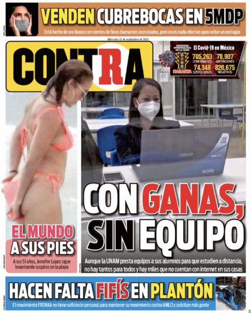 Portada Contra 23-09-2020