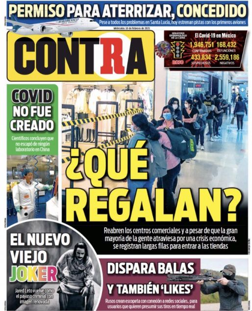 Portada Contra 10-02-2021