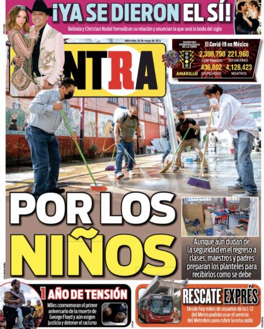 Portada Contra 26 mayo de 2021