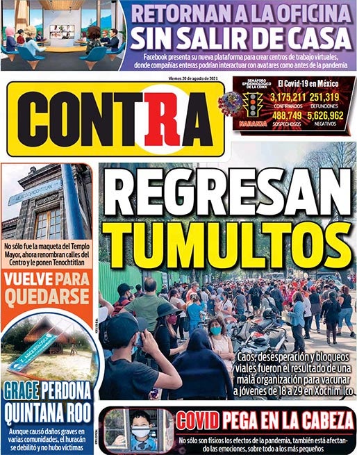 Portada 20 Agosto 2021