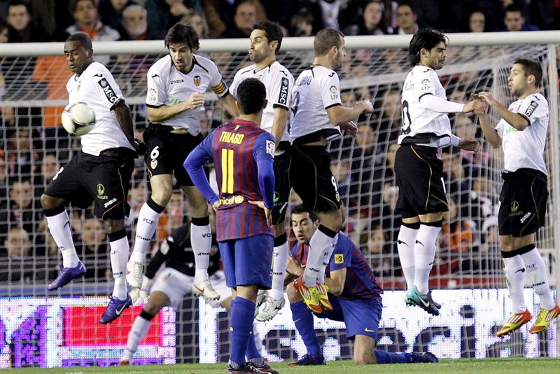 Los culés no estuvieron finos. FOTO: EFE