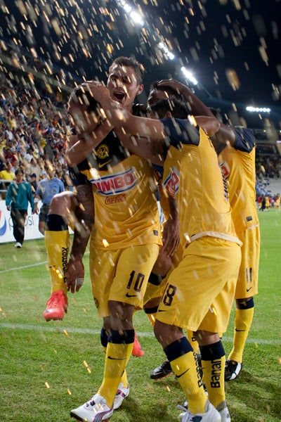 El América festejó 3 tantos en el partido | MEXSPORT