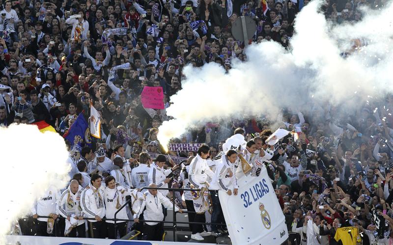 Los merengues son recibidos como héroes | EFE