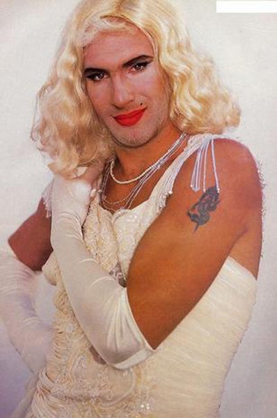 Martín Palermo posó para una revista vestido de mujer | ESPECIAL