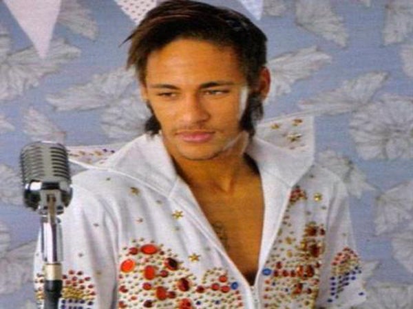 Neymar se disfrazó de Elvis Presley | ESPECIAL